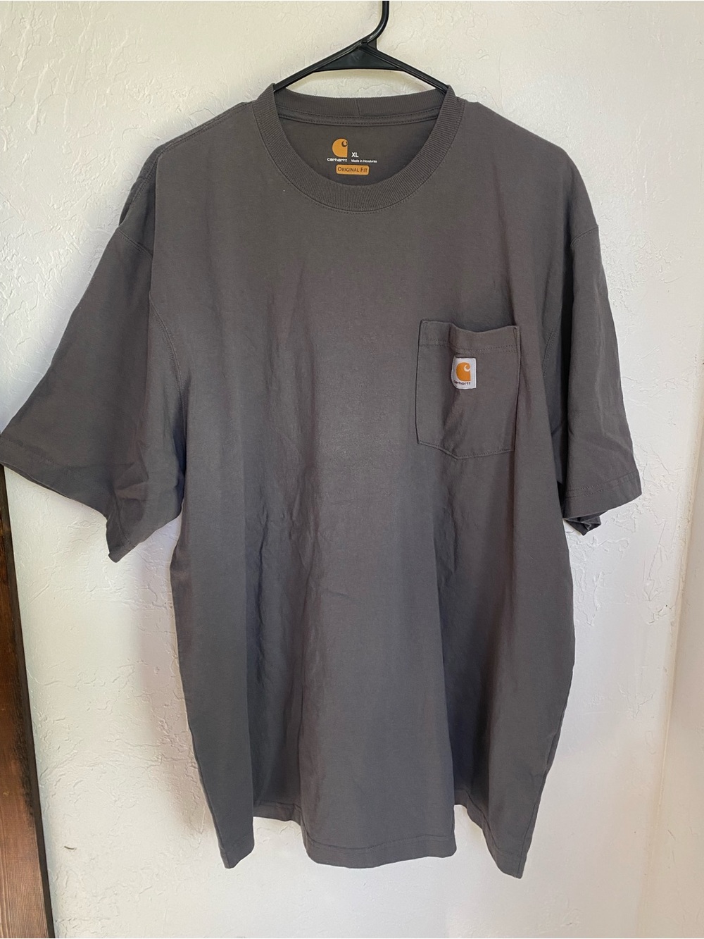 Carhartt Men's Short Sleeve Pocket Tee - Charcoal